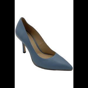 Coach Women's Samantha Slip On Pump Blue Bell - Medium